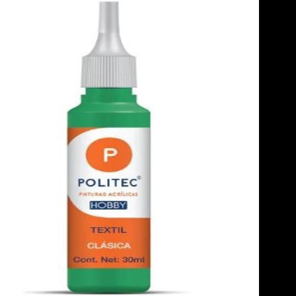 PINTURA TEXTIL CLASICA 30ML POLITEC VDE OLIVO E12 C240